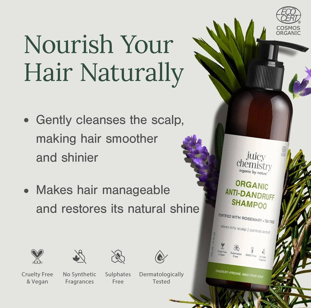 Baobab, Rosemary and Tea Tree Shampoo | Healthy Scalp, Flake-Free Hair