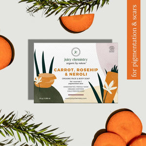 Carrot, Rosehip and Neroli Soap | Face, All Skin Type, Body Soap