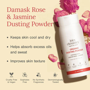 Organic Dusting Powder | All Skin Types, Talc-Free Dusting Powder