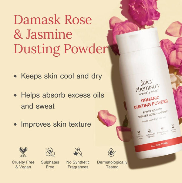 Organic Dusting Powder | All Skin Types, Talc-Free Dusting Powder