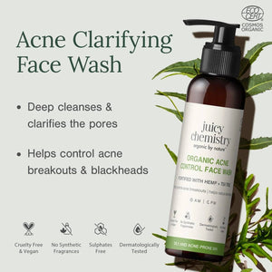 Hemp, Tea Tree and Neem Face Wash | Acne-prone, oily, combination skin