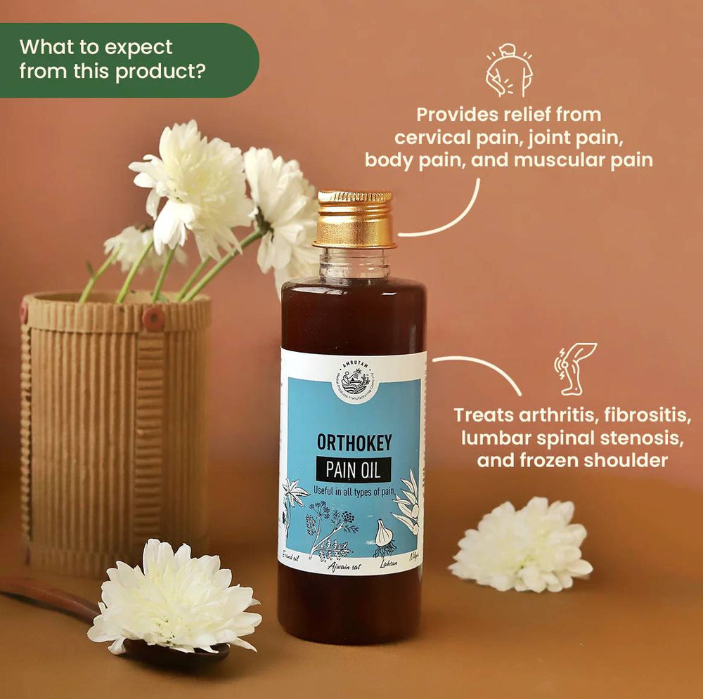 Amrutam Orthokey Oil | Movement Support | Ancient Oil Blend