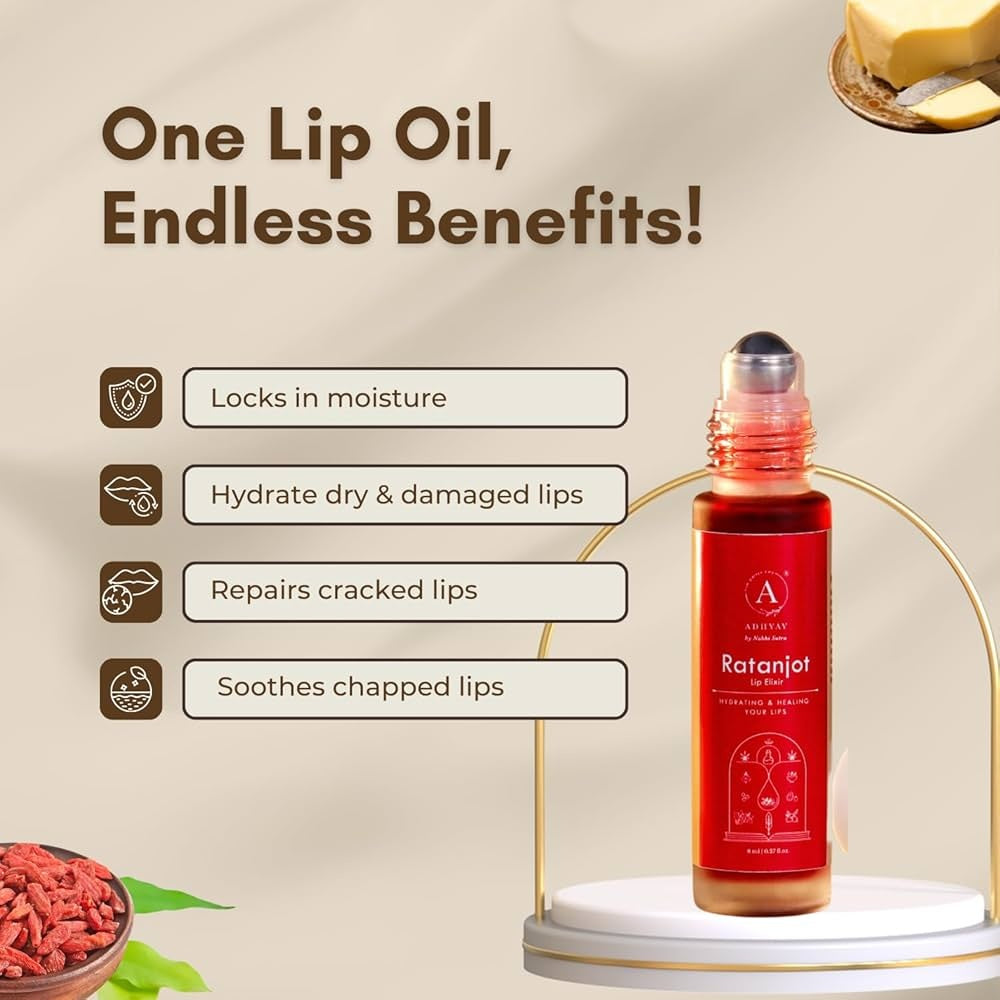 Ratanjot Lip Elixir | Deep Nourishment | Lip Repair | Ayurvedic Care