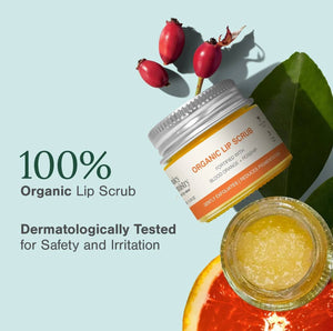 Blood Orange and Rosehip Lip Scrub | Dry, Chapped & Pigmented Lips