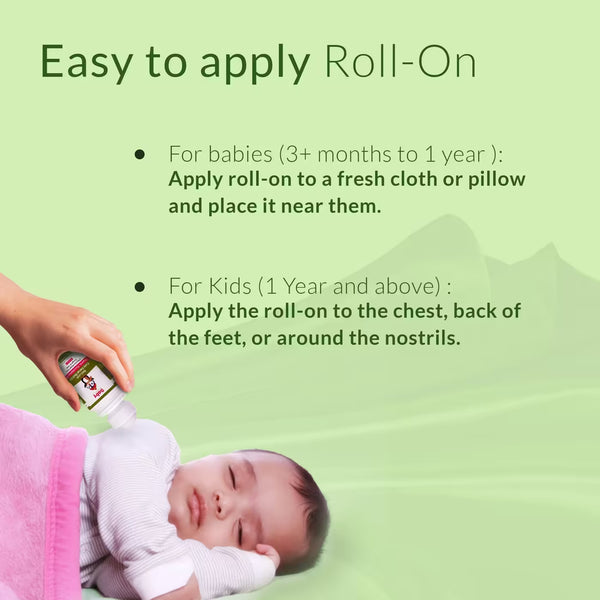 Natural Cold Relief Roll-On | Cold Relief | Easy Breathing | 100% Natural & Ayurvedic