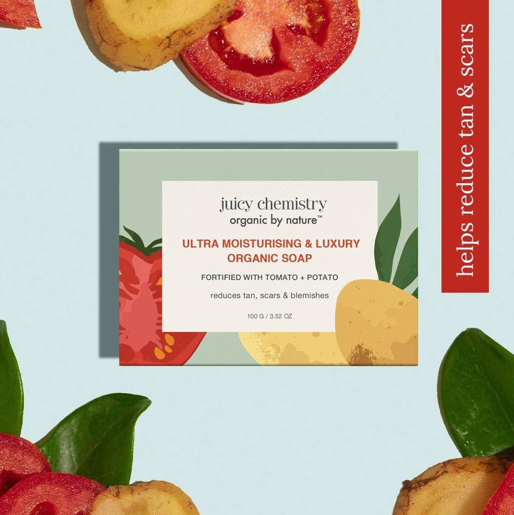 Potato, Tomato and Lemongrass Soap | Face, all skin types, body soap
