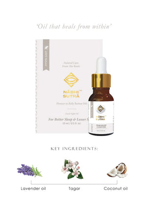 Sleep Inducing / Stress Relief – Belly Button Oil | Promotes Relaxation | Reduces Stress | Enhances Sleep Quality