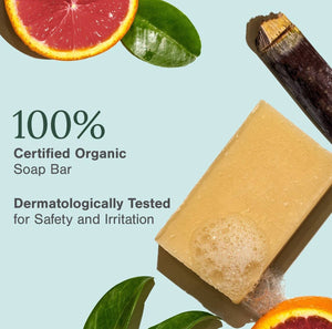Sugarcane and Grapefruit Organic Soap | Face & Body, All Skin Types