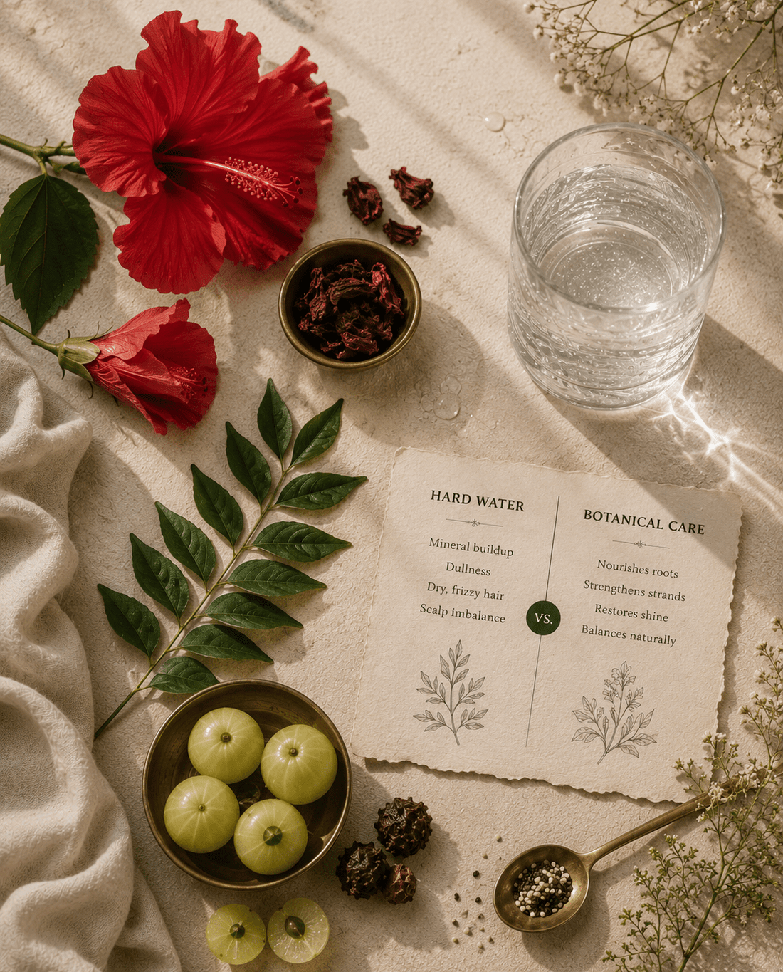 Hard Water Hair Damage: The Ayurvedic Scalp Detox That Actually Works - Mindful Molecules