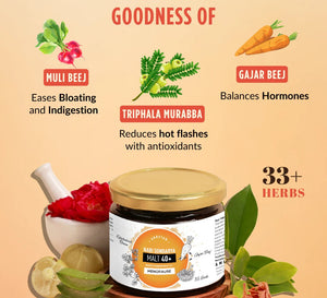 Nari Malt 40+ with Radish seeds, Triphala Murabba and carrot seeds & 33+ herbs 