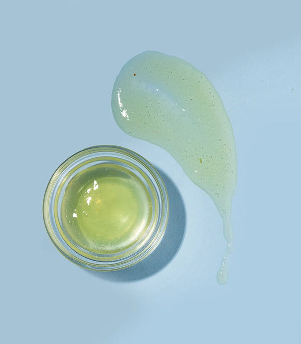 showing the texture of the fiery soul facial cleaner