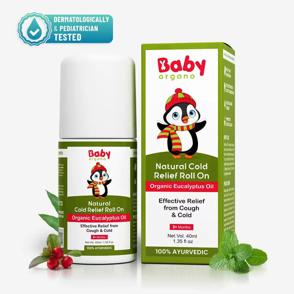 natural cold relief roll on  - dermatologically & pediatrician tested 