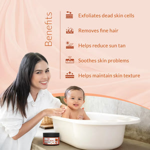 Benefits of ubtan - exfoliates dead skin, removes fine hair & maintains skin texture