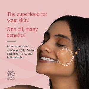 Superfood for your skin contains fatty acids, vitamin A&C and Antioxidants 