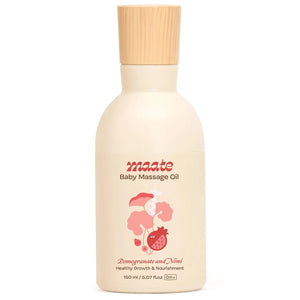 Maate Baby Massage Oil with Pomegranate and Noni, 150ml bottle for healthy growth and nourishment, 0 months plus