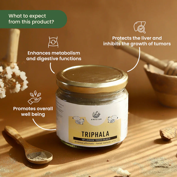 Triphala Churna | Gut Health & Daily Detox Support