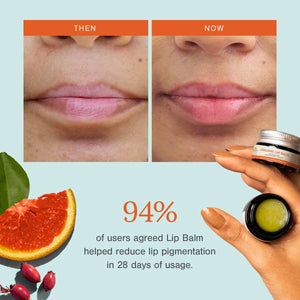 Blood Orange and Rosehip Lip Balm | Dry, Chapped & Pigmented Lips