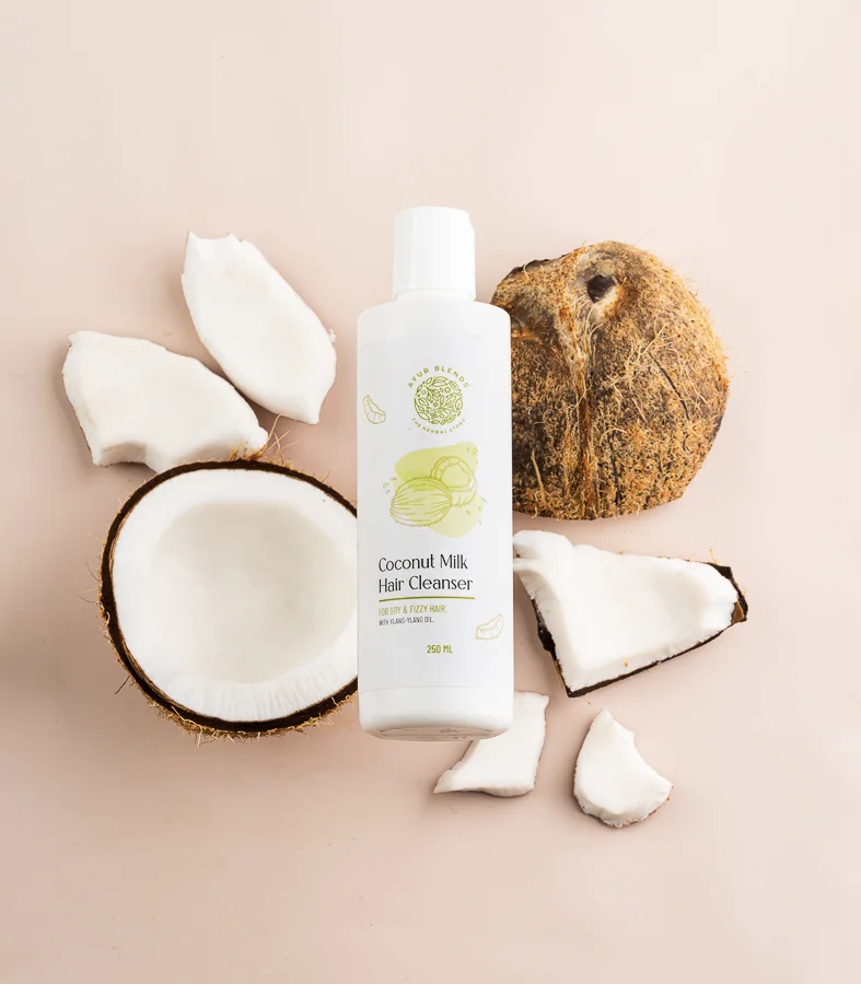 Coconut Milk Hair Cleanser | Shine + Frizz Control |  Kid-Friendly (6 Months+)