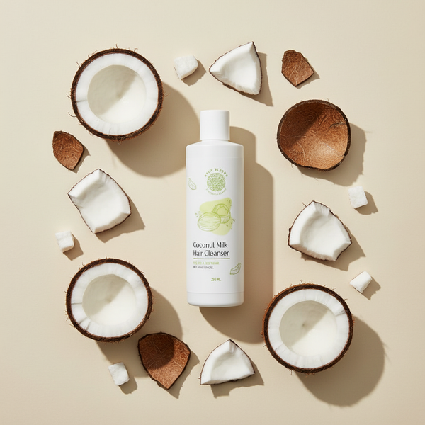 Coconut Milk Hair Cleanser | Shine + Frizz Control |  Kid-Friendly (6 Months+)