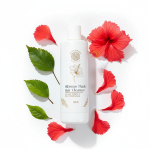 Hibiscus Thaali Hair Cleanser for Hair Growth | Root Strengthening , Sulfate-Free Ayurvedic Shampoo