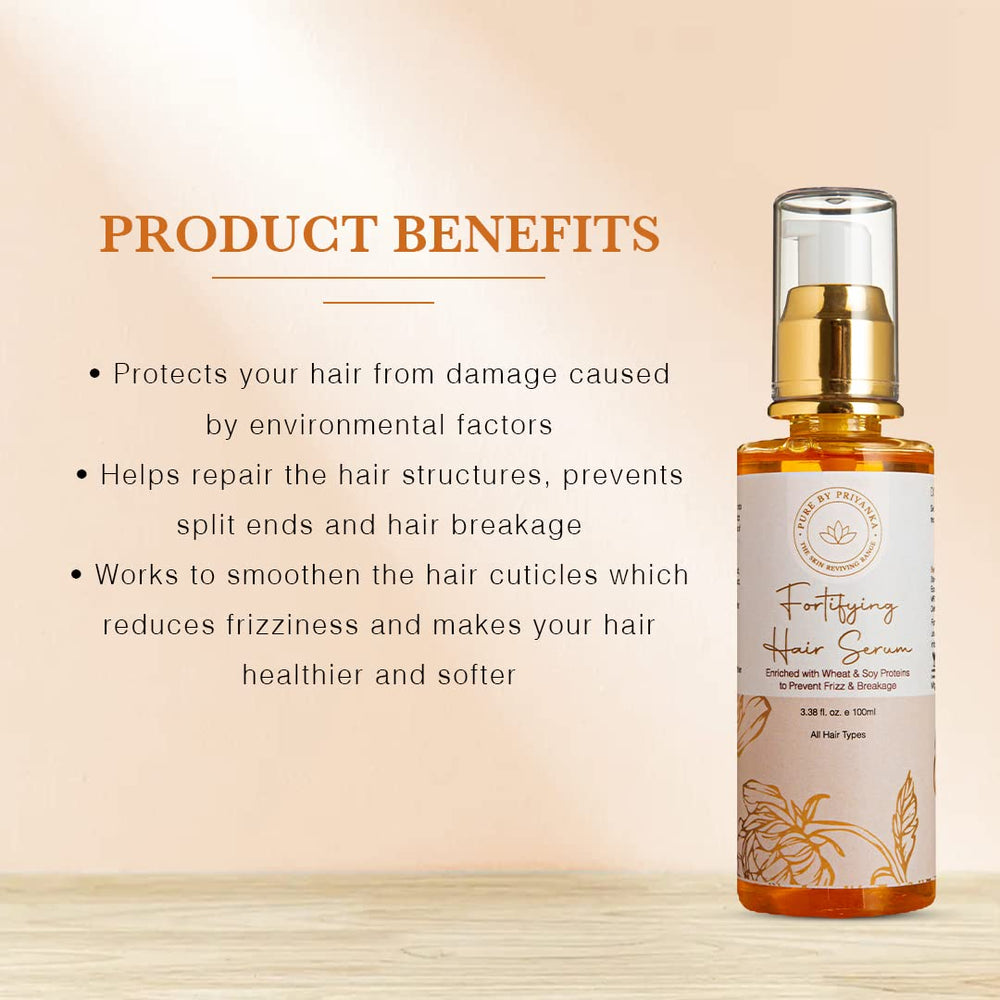 Fortifying Hair Serum | Frizz Control & Smooth, Shiny Hair