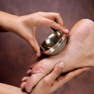 Kansa Vatki Foot Massager (Bronze Bowl) | Traditional Ayurvedic Foot Massage Tool | Detoxifies, Relaxes & Restores Balance