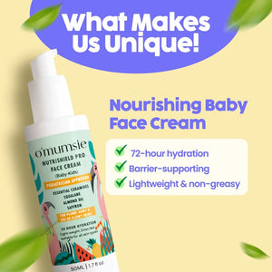 Nourishing Face Cream — Nutrishield Pro Deep Hydration & Barrier Repair for Babies & Kids