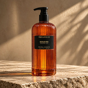 Oud Black Rose Body Wash — Sulfate-Free Rose Oud Shower Gel with Shea Butter & Aloe