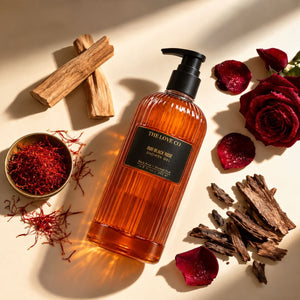 Oud Black Rose Body Wash — Sulfate-Free Rose Oud Shower Gel with Shea Butter & Aloe