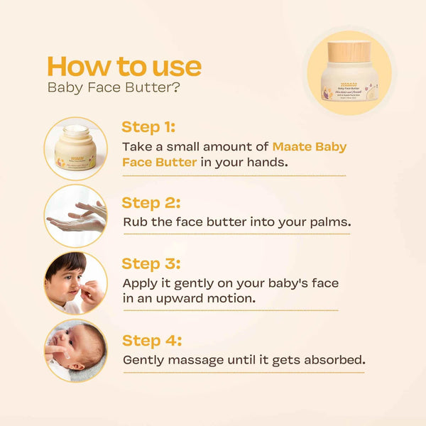 Baby Face Butter | Skin Protection & Deep Hydration | Lightweight, Nourishing Baby Face Cream