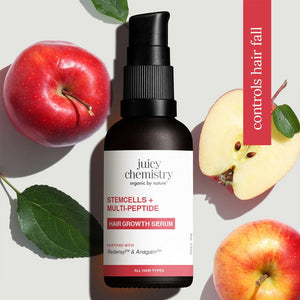 Stemcells + Multi-Peptide Hair Growth Serum | Hair Growth Support | Hair Loss Control | Scalp Strengthening