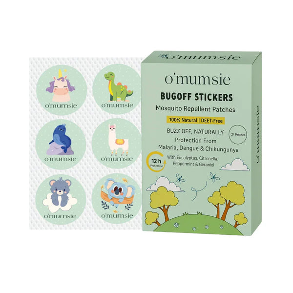 Mosquito Repellent Patches | Plant-Based Protection | DEET-Free | Up to 12 Hours Protection
