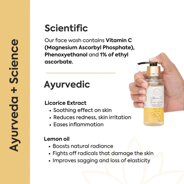 Vitamin C Face Wash | Deep Cleanse | Brightening | Pore Purifying