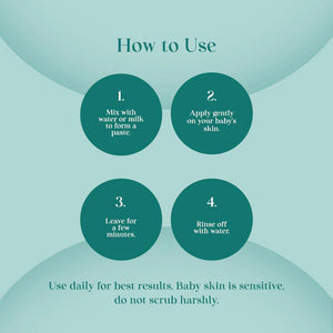 Skin Brightening Baby Ubtan | Ayurvedic Glow | Gentle Exfoliation | Baby-Safe Formula