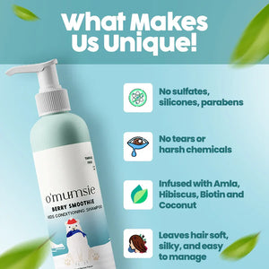 Kids Conditioning Shampoo | Tangle-Free Care | Soft & Strong Hair | Kid-Safe Formula