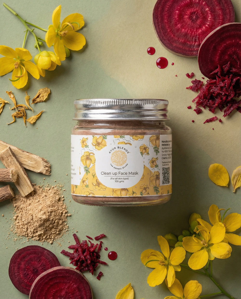 Clean Up Face Mask | Hydration Boost |Detoxifying | Pigmentation Care