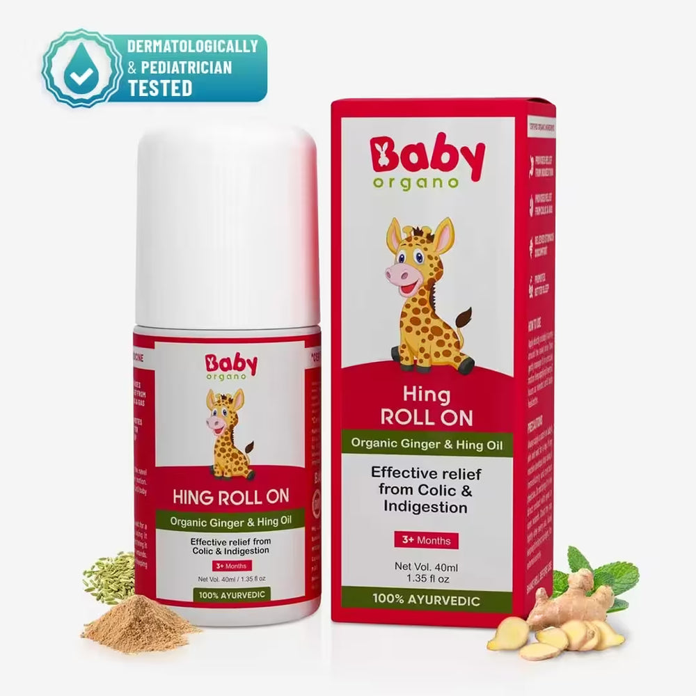 Hing Tummy Roll-On For Kids| Digestive Relief | Colic Care | 100% Natural & Ayurvedic