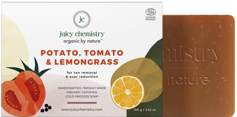 Potato, Tomato and Lemongrass Soap | Face, all skin types, body soap