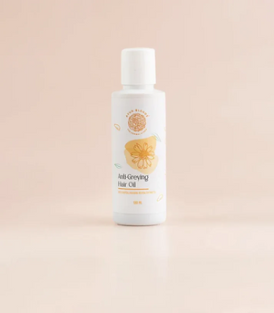 Bhringraj Anti-Graying Hair Bundle: Oil + Mask for Grey Hair & Scalp Care